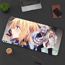 Load image into Gallery viewer, Rokudenashi Majutsu Koushi To Akashic Records Sistine Fibel, Glenn Radars, Rumia Tingel Mouse Pad (Desk Mat) On Desk