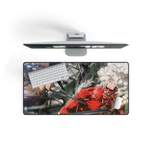 Load image into Gallery viewer, Eren and Mikasa vs Colosse Titan Mouse Pad (Desk Mat)