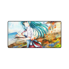 Load image into Gallery viewer, A girl with turquise hairs Mouse Pad (Desk Mat)