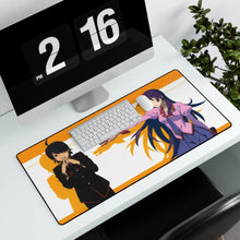 Load image into Gallery viewer, Monogatari (Series) Mouse Pad (Desk Mat) With Laptop