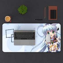 Load image into Gallery viewer, Planetarian: The Reverie of a Little Planet Mouse Pad (Desk Mat) With Laptop