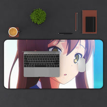 Load image into Gallery viewer, Nanami Aoyama Mouse Pad (Desk Mat) With Laptop