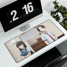 Load image into Gallery viewer, Yume and Mizuto siblings quarrel Mouse Pad (Desk Mat)