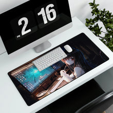 Load image into Gallery viewer, Anime, Girl, Computer, Desktop, Mouse Pad (Desk Mat)