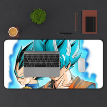 Load image into Gallery viewer, Goku & Vegeta Mouse Pad (Desk Mat) With Laptop