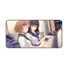 Load image into Gallery viewer, Two anime girls playing the piano Mouse Pad (Desk Mat)