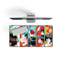 Load image into Gallery viewer, My Hero Academia Izuku Midoriya, Katsuki Bakugou, Tenya Iida Mouse Pad (Desk Mat) On Desk