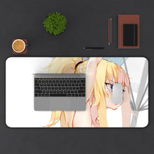 Load image into Gallery viewer, Gabriel DropOut Gabriel Tenma White Mouse Pad (Desk Mat) With Laptop