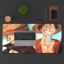 Load image into Gallery viewer, One Piece Monkey D. Luffy Mouse Pad (Desk Mat) Background
