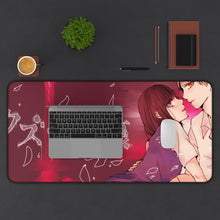 Load image into Gallery viewer, Kuzu No Honkai Hanabi Yasuraoka, Mugi Awaya Mouse Pad (Desk Mat) With Laptop