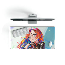Load image into Gallery viewer, Anime Girl Red Hair with Mouse Pad (Desk Mat)