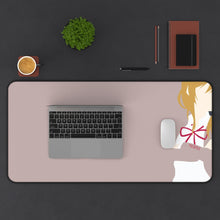 Load image into Gallery viewer, Monthly Girls' Nozaki-kun Yuzuki Seo Mouse Pad (Desk Mat) With Laptop