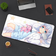 Load image into Gallery viewer, Is The Order A Rabbit? Mouse Pad (Desk Mat) On Desk
