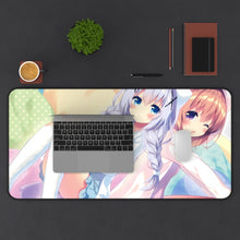 Load image into Gallery viewer, Is The Order A Rabbit? Mouse Pad (Desk Mat) Background