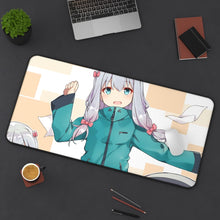 Load image into Gallery viewer, EroManga-Sensei Mouse Pad (Desk Mat) On Desk