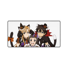 Load image into Gallery viewer, Asuna, Kirito and Yui Mouse Pad (Desk Mat)