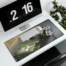 Load image into Gallery viewer, Girls und Panzer Mouse Pad (Desk Mat) With Laptop