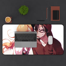 Load image into Gallery viewer, Angels Of Death Rachel Gardner Mouse Pad (Desk Mat) With Laptop