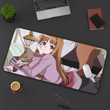Load image into Gallery viewer, Spice And Wolf Mouse Pad (Desk Mat) On Desk