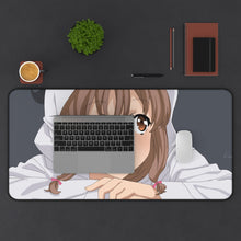 Load image into Gallery viewer, Kaede Azusagawa Mouse Pad (Desk Mat) With Laptop