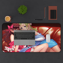 Load image into Gallery viewer, Little Witch Academia Diana Cavendish, Akko Kagari, Computer Keyboard Pad Mouse Pad (Desk Mat) With Laptop