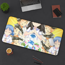 Load image into Gallery viewer, Nichijō Mouse Pad (Desk Mat) On Desk