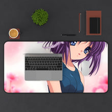 Load image into Gallery viewer, Clannad Ryou Fujibayashi Mouse Pad (Desk Mat) With Laptop