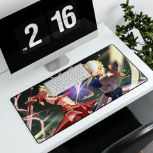 Load image into Gallery viewer, Fate/Apocrypha Saber Mouse Pad (Desk Mat) With Laptop