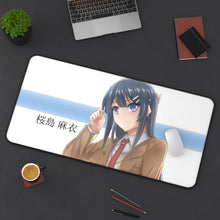 Load image into Gallery viewer, Rascal Does Not Dream Of Bunny Girl Senpai Mouse Pad (Desk Mat) On Desk
