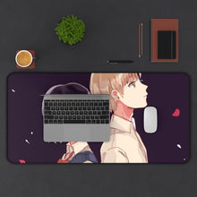 Load image into Gallery viewer, Kuzu No Honkai Hanabi Yasuraoka, Mugi Awaya Mouse Pad (Desk Mat) With Laptop