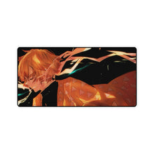 Load image into Gallery viewer, Zenitsu Agatsuma, Kimetsu no Yaiba, Mouse Pad (Desk Mat)