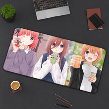 Load image into Gallery viewer, The Quintessential Quintuplets Miku Nakano, Itsuki Nakano, Nino Nakano, Yotsuba Nakano, Ichika Nakano Mouse Pad (Desk Mat) On Desk