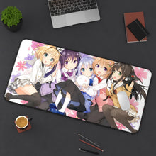 Load image into Gallery viewer, Is The Order A Rabbit? Mouse Pad (Desk Mat) On Desk