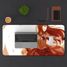 Load image into Gallery viewer, Spice And Wolf Mouse Pad (Desk Mat) With Laptop