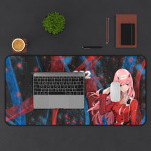 Load image into Gallery viewer, Darling in the franxx wallpaper Mouse Pad (Desk Mat) With Laptop