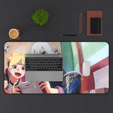 Load image into Gallery viewer, Boruto Uzumaki Mouse Pad (Desk Mat) With Laptop