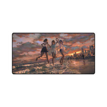 Load image into Gallery viewer, Womens on beach Mouse Pad (Desk Mat)