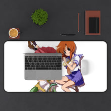 Load image into Gallery viewer, When They Cry Mouse Pad (Desk Mat) With Laptop