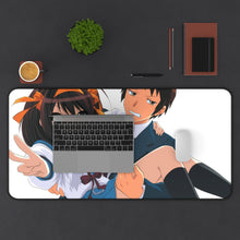Load image into Gallery viewer, The Melancholy Of Haruhi Suzumiya Mouse Pad (Desk Mat) With Laptop