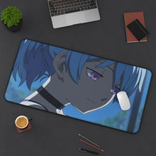 Load image into Gallery viewer, Darker Than Black Yin Mouse Pad (Desk Mat) On Desk