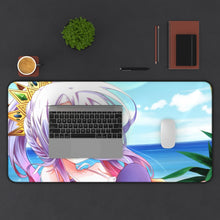 Load image into Gallery viewer, Shiro (No Game No Life) Mouse Pad (Desk Mat) With Laptop