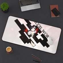 Load image into Gallery viewer, Accel World Kuroyukihime Mouse Pad (Desk Mat) On Desk