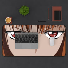 Load image into Gallery viewer, Spice And Wolf Mouse Pad (Desk Mat) With Laptop
