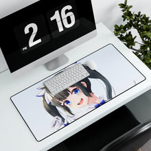 Load image into Gallery viewer, Is It Wrong to Try to Pick Up Girls in a Dungeon? Hestia Mouse Pad (Desk Mat) With Laptop