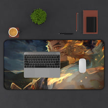 Load image into Gallery viewer, Kyojuro Rengoku Mouse Pad (Desk Mat) With Laptop