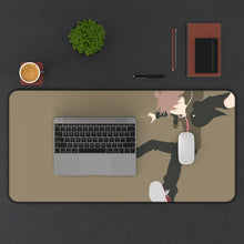 Load image into Gallery viewer, Makoto Naegi Mouse Pad (Desk Mat) With Laptop