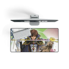 Load image into Gallery viewer, Code Geass Suzaku Kururugi, Nunnally Lamperouge Mouse Pad (Desk Mat) On Desk
