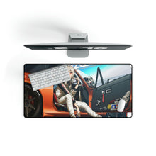 Load image into Gallery viewer, Anime Girl Racing Car Art Mouse Pad (Desk Mat)