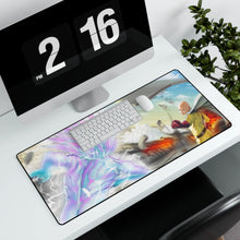 Load image into Gallery viewer, Saitama Vs Lord Boros Mouse Pad (Desk Mat) With Laptop