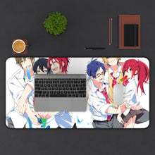 Load image into Gallery viewer, Free! Rin Matsuoka, Makoto Tachibana, Haruka Nanase, Nagisa Hazuki, Gou Matsuoka Mouse Pad (Desk Mat) With Laptop